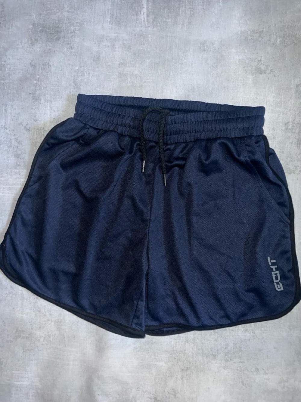 ECHT mesh athletic running shorts in navy blue Men’s